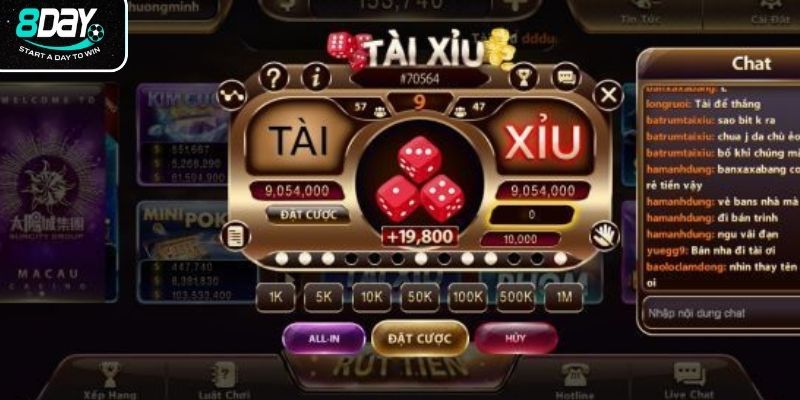 Các cửa cược tài xỉu chuẩn nhất